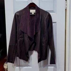 Bar III faux leather jackets, two